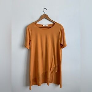Orange T-Shirt Dress